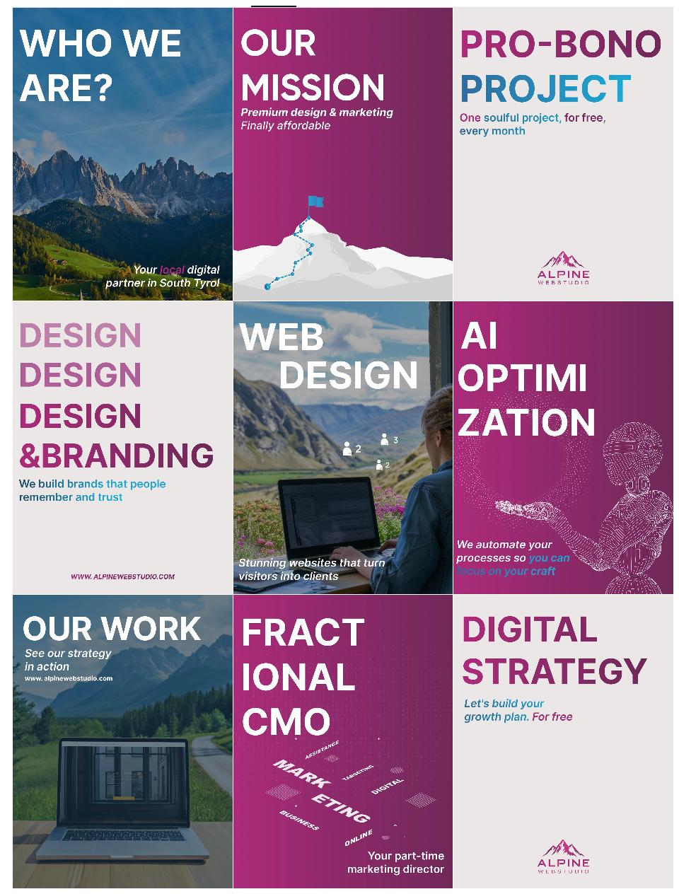 Instagram Feed Design & Visual System