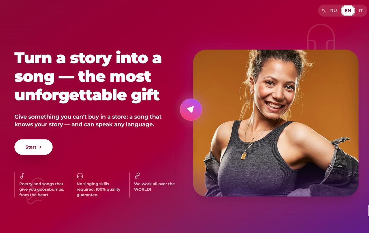 One-Page Landing for Paid Ads & A/B Testing